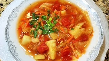 Овощной Суп Диета 1 Рецепт